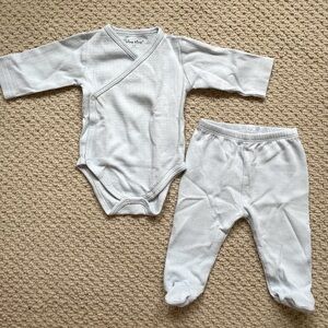 Kissy Kissy Blue Bodysuit & Pant Set 3-6M